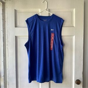 Reebok Blue Workout Muscle Shirt